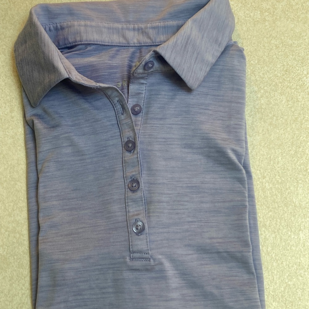 Skechers Light Blue Heathered Polo